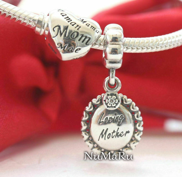 Loving Mother And Mothers Heart Mom Gift Set Charm - NUMARU ,jewelry, beads for charm, beads for charm bracelets, charms for bracelet, beaded jewelry, charm jewelry, charm beads