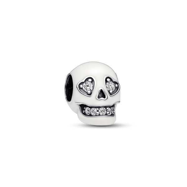 Glow-in-the-dark Sparkling Skull Charm 792811C01 - NUMARU
