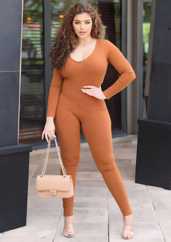 Peachy Crisscross Back Jumpsuit - NUMARU