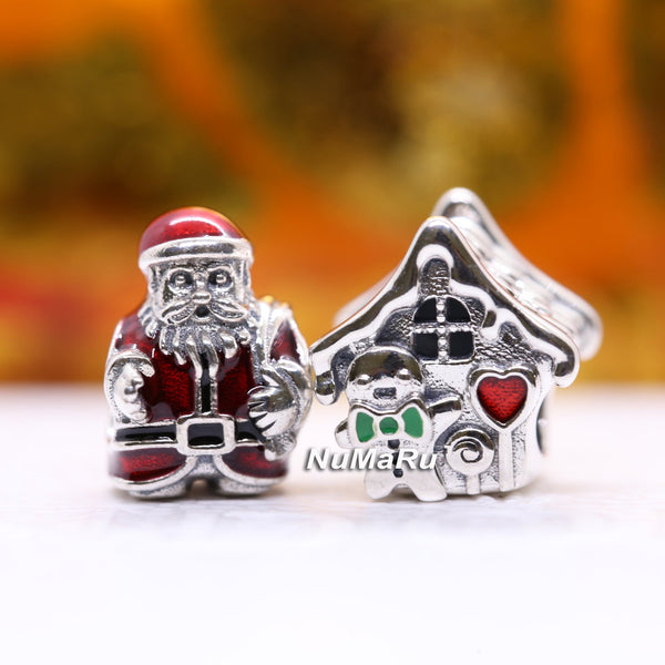St Nick Santa Gingerbread House Christmas Gift Set Charm - NUMARU