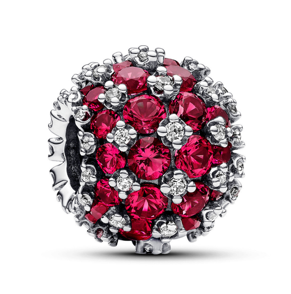 Sparkling Pavé Round Pink Charm 792630C03 - NUMARU