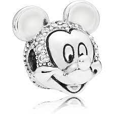 Shimmering Mickey Portrait Clip Charm 797495CZ - NUMARU