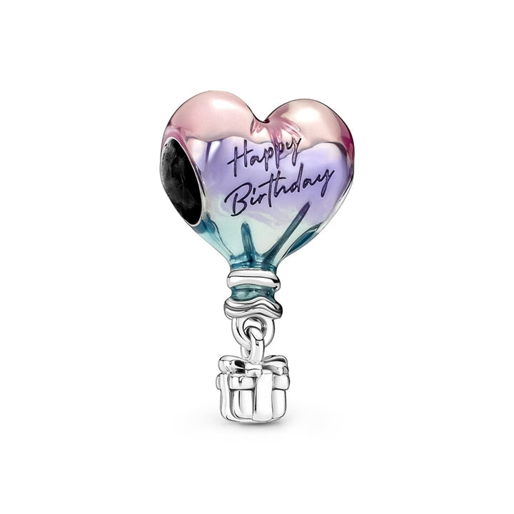 Happy Birthday Hot Air Balloon Charm 791501C01 - NUMARU