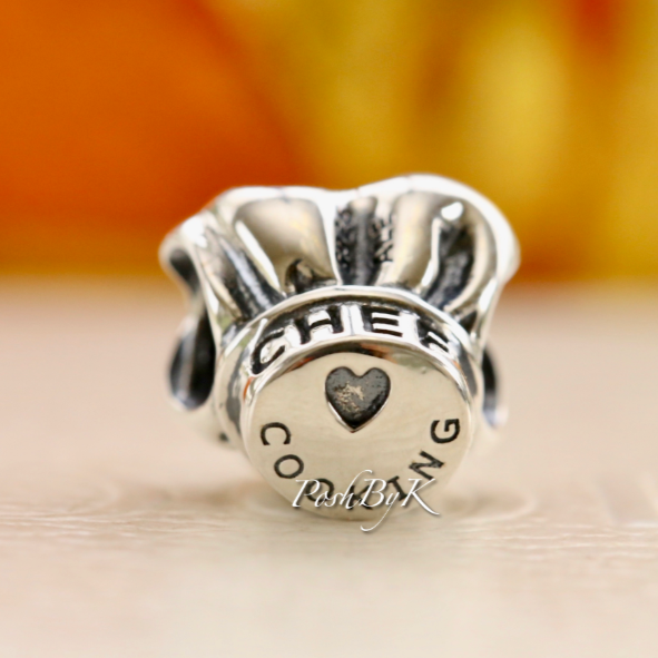 I Love Cooking Chef Hat Bead Charm 791500 *Retired* - jewelry, beads for charm, beads for charm bracelets, charms for diy, beaded jewelry, diy jewelry, charm beads