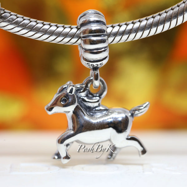 Free Spirit Sterling Silver Dangle Charm 791099 *Retired* - jewelry, beads for charm, beads for charm bracelets, charms for diy, beaded jewelry, diy jewelry, charm beads 