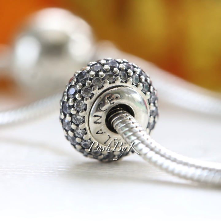 Essence Collection Balance, Clear CZ Charm 796088CZ -  jewelry, beads for charm, beads for charm bracelets, charms for diy, beaded jewelry, diy jewelry, charm beads 