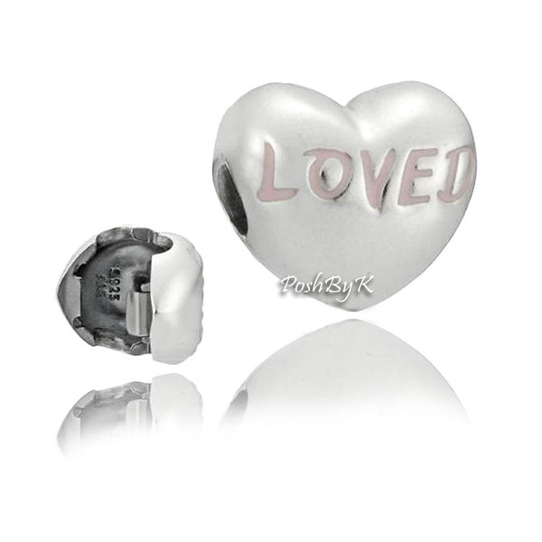 Loved Heart Clip Charm 797807EN124 - jewelry, beads for charm, beads for charm bracelets, charms for diy, beaded jewelry, diy jewelry, charm beads
