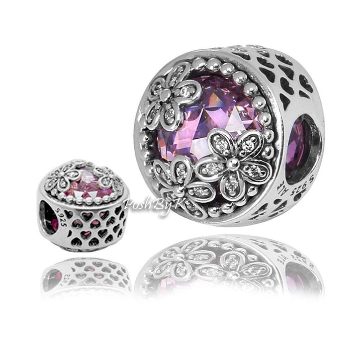 Dazzling Daisy Meadow Charm 792055PCZ -  jewelry, beads for charm, beads for charm bracelets, charms for diy, beaded jewelry, diy jewelry, charm beads 