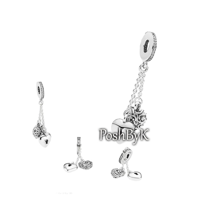 Lock & Heart Charm 797642CZ,. jewelry, beads for charm, beads for charm bracelets, charms for diy, beaded jewelry, diy jewelry, charm beads