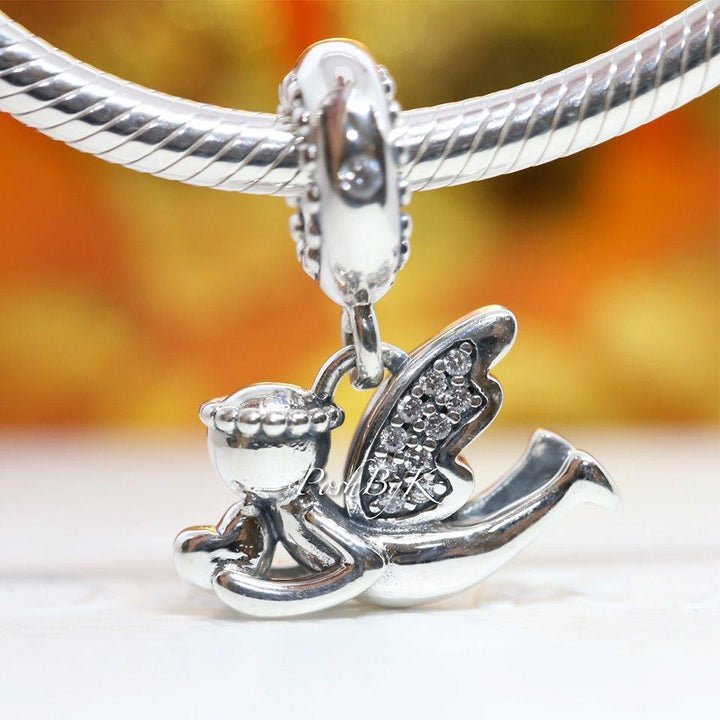 Angel of Love Dangle Charm 798484C01 - jewelry, beads for charm, beads for charm bracelets, charms for diy, beaded jewelry, diy jewelry, charm beads