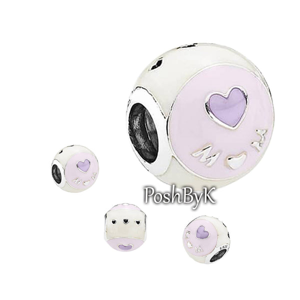 Love Mom Charm 797057ENMX,jewelry, beads for charm, beads for charm bracelets, charms for diy, beaded jewelry, diy jewelry, charm beads 