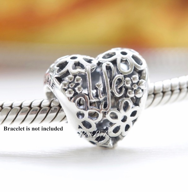 Openwork Spring Heart Charm 797046 - jewelry, beads for charm, beads for charm bracelets, charms for diy, beaded jewelry, diy jewelry, charm beads 