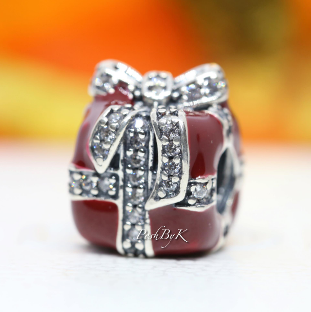 Red Sparkling Surprise Charm 791772CZ - jewelry, beads for charm, beads for charm bracelets, charms for diy, beaded jewelry, diy jewelry, charm beads 
