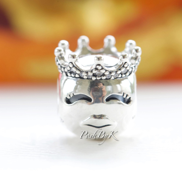 Princess Emoticon Charm 797143CZ - jewelry, beads for charm, beads for charm bracelets, charms for diy, beaded jewelry, diy jewelry, charm beads 