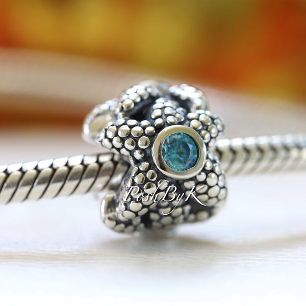 Sea Star Turquoise Spinel Charm 791163SST - jewelry, beads for charm, beads for charm bracelets, charms for diy, beaded jewelry, diy jewelry, charm beads 