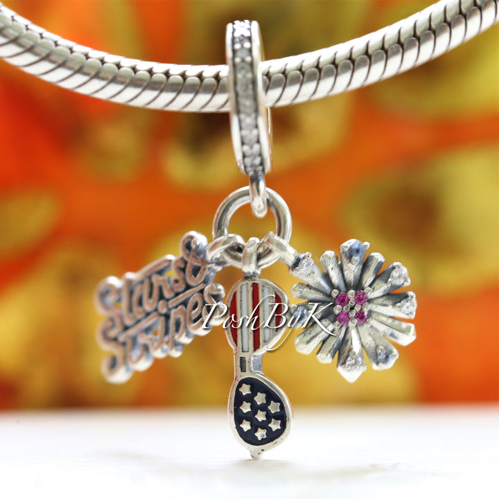 American Icons Dangle Charm 798020CZMX - jewelry, beads for charm, beads for charm bracelets, charms for diy, beaded jewelry, diy jewelry, charm beads