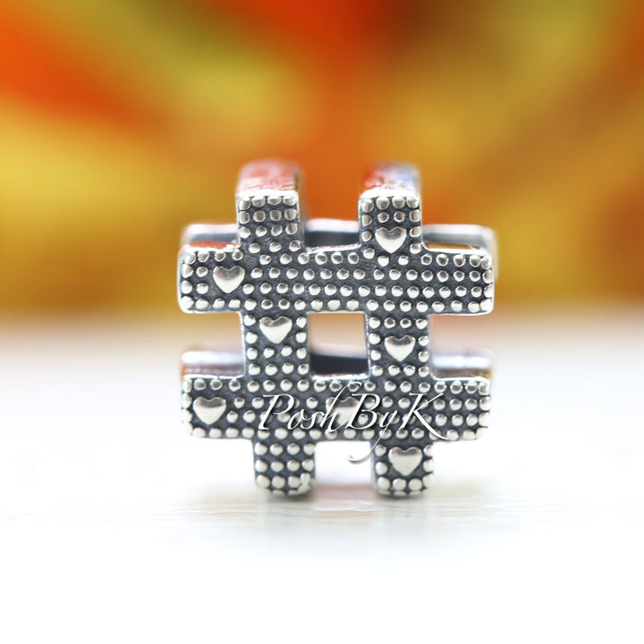 Hashtag Symbol Charm 798128 - jewelry, beads for charm, beads for charm bracelets, charms for diy, beaded jewelry, diy jewelry, charm beads