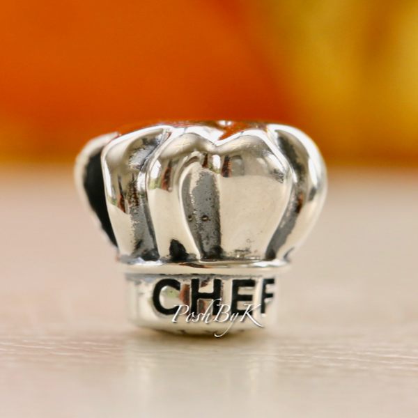 I Love Cooking Chef Hat Bead Charm 791500 *Retired* - jewelry, beads for charm, beads for charm bracelets, charms for diy, beaded jewelry, diy jewelry, charm beads
