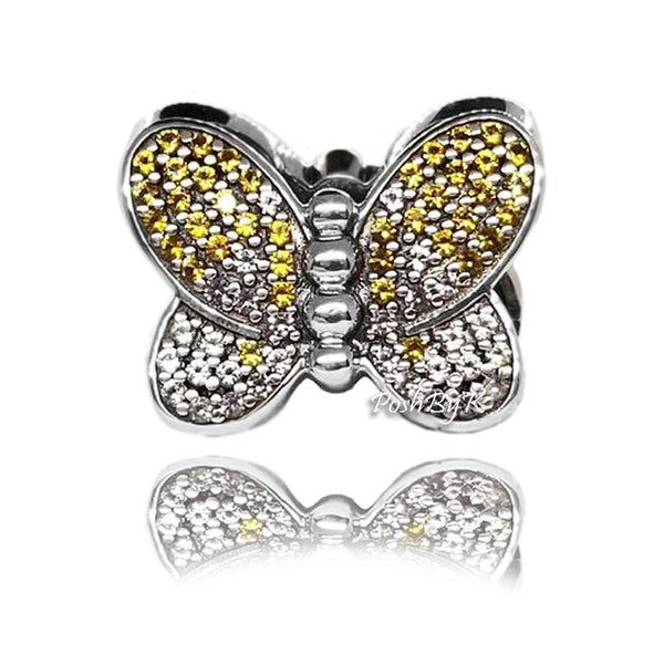 Reflexions™ Bedazzling Butterfly Charm Clip 797864CZM - jewelry, beads for charm, beads for charm bracelets, charms for diy, beaded jewelry, diy jewelry, charm beads