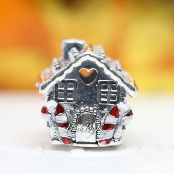 Gingerbread House Charm 798471C01 - jewelry, beads for charm, beads for charm bracelets, charms for diy, beaded jewelry, diy jewelry, charm beads