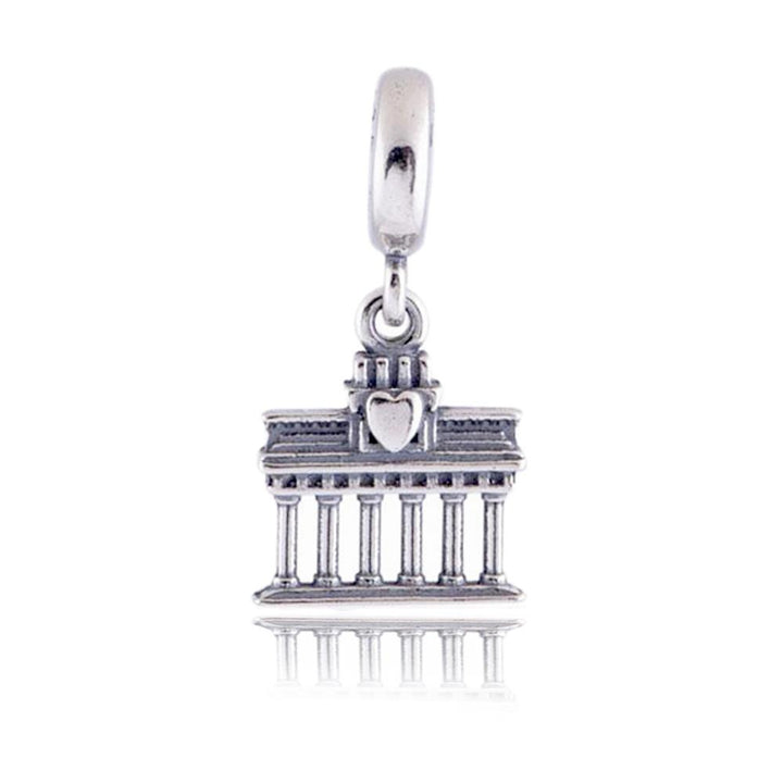Berlin Brandenburg Gate Charm 791081 -jewelry, beads for charm, beads for charm bracelets, charms for diy, beaded jewelry, diy jewelry, charm beads
