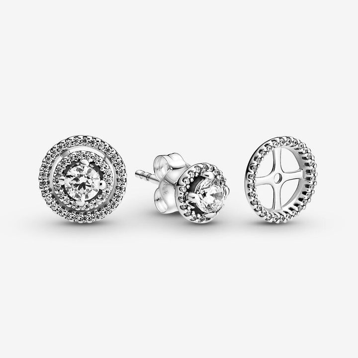 Sparkling Double Halo Stud Earrings 299411C01, jewelry, beads for charm, beads for charm bracelets, charms for bracelet, beaded jewelry, charm jewelry, charm beads