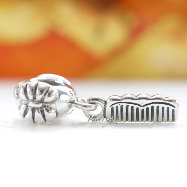 Vintage Comb Dangle Charm 791089 *Retired* - jewelry, beads for charm, beads for charm bracelets, charms for diy, beaded jewelry, diy jewelry, charm beads