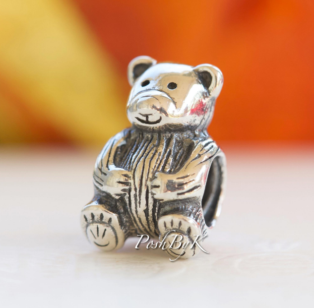 Teddy Bear Charm 790395 - jewelry, beads for charm, beads for charm bracelets, charms for diy, beaded jewelry, diy jewelry, charm beads