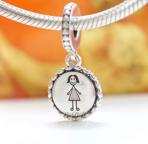Mom Stick Figure Dangle Charm ENG792018_2 - jewelry, beads for charm, beads for charm bracelets, charms for diy, beaded jewelry, diy jewelry, charm beads