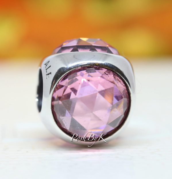 Pink Radiant Droplet Charm 792095PCZ - jewelry, beads for charm, beads for charm bracelets, charms for diy, beaded jewelry, diy jewelry, charm beads 