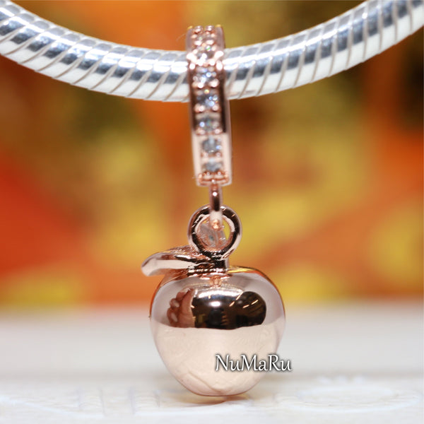 Rose Apple Pendant 789080C01 ,jewelry, beads for charm, beads for charm bracelets, charms for bracelet, beaded jewelry, charm jewelry, charm beads