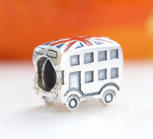 Union Jack London Bus Charm 791049ER * Retired* - jewelry, beads for charm, beads for charm bracelets, charms for diy, beaded jewelry, diy jewelry, charm beads