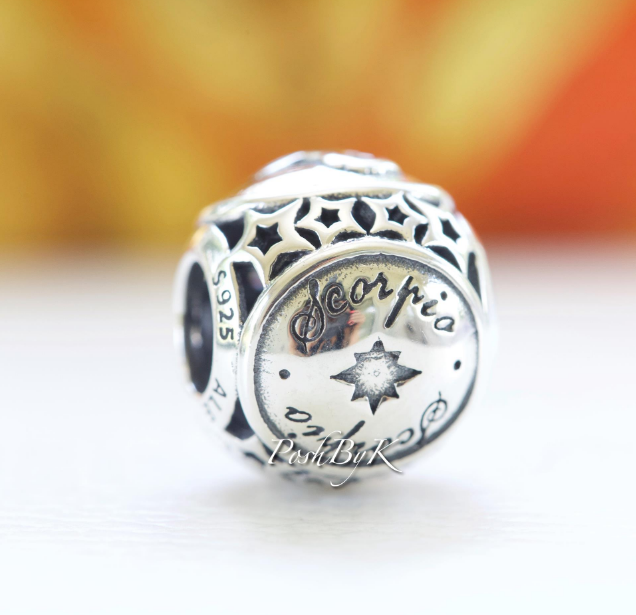 Scorpio Star Sign Charm 791943 - jewelry, beads for charm, beads for charm bracelets, charms for diy, beaded jewelry, diy jewelry, charm beads