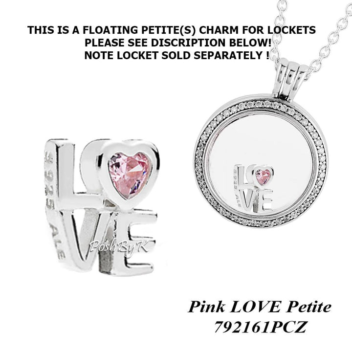 Pink LOVE Petite Charm 792161PCZ - jewelry, beads for charm, beads for charm bracelets, charms for diy, beaded jewelry, diy jewelry, charm beads 