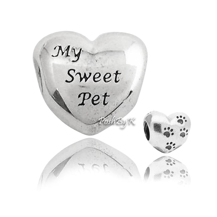 My Sweet Pet Paw Charm 791262 - jewelry, beads for charm, beads for charm bracelets, charms for diy, beaded jewelry, diy jewelry, charm beads