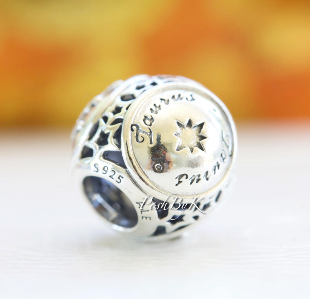 Taurus Star Sign Charm 791937 - jewelry, beads for charm, beads for charm bracelets, charms for diy, beaded jewelry, diy jewelry, charm beads