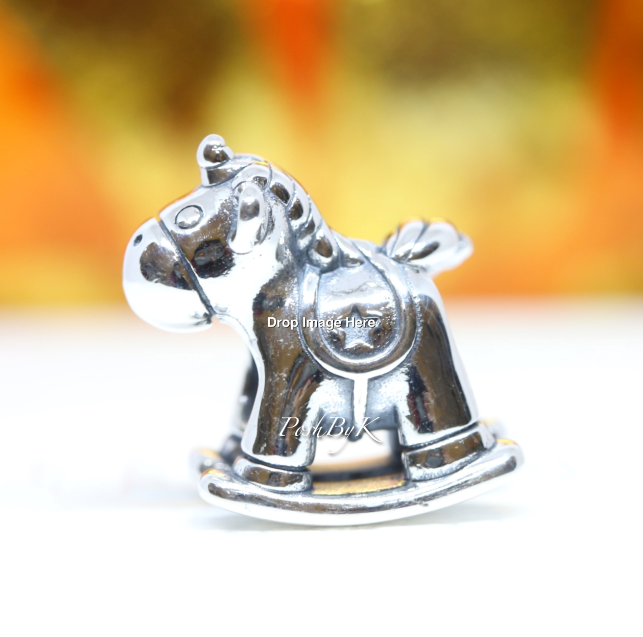 Bruno the Unicorn Rocking Horse Charm 798437C00 -  jewelry, beads for charm, beads for charm bracelets, charms for diy, beaded jewelry, diy jewelry, charm beads