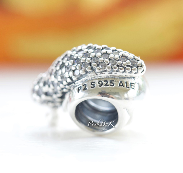 Pavé Snail Charm 797063CZ - jewelry, beads for charm, beads for charm bracelets, charms for diy, beaded jewelry, diy jewelry, charm beads 
