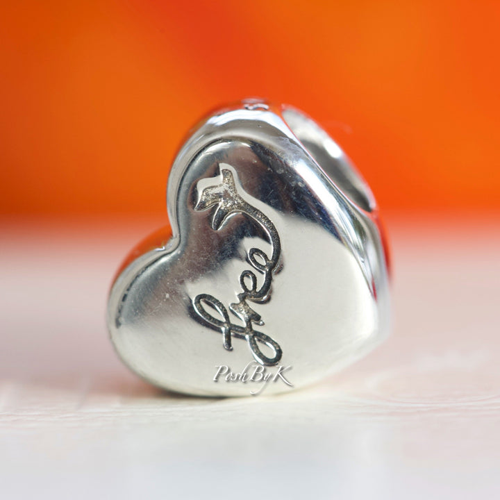 Heart of Freedom Charm 791967 - jewelry, beads for charm, beads for charm bracelets, charms for diy, beaded jewelry, diy jewelry, charm beads