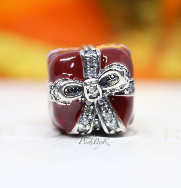 Red Sparkling Surprise Charm 791772CZ - jewelry, beads for charm, beads for charm bracelets, charms for diy, beaded jewelry, diy jewelry, charm beads 