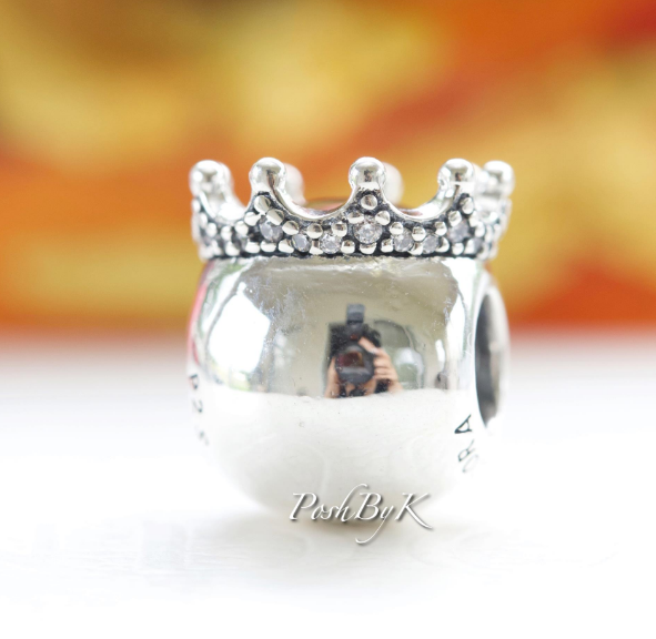 Princess Emoticon Charm 797143CZ - jewelry, beads for charm, beads for charm bracelets, charms for diy, beaded jewelry, diy jewelry, charm beads 