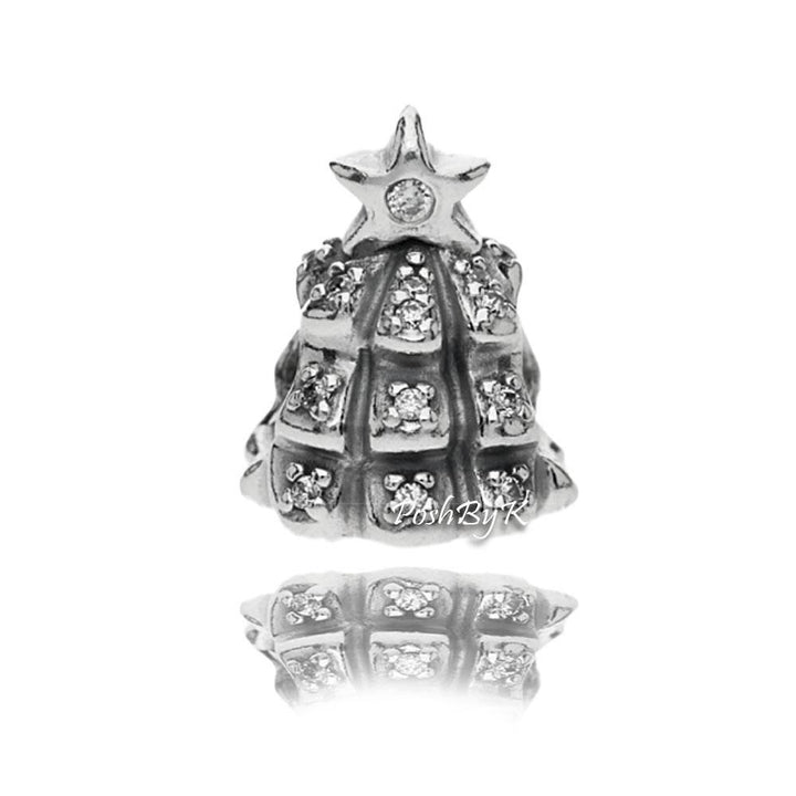 Tree of Lights Christmas Tree Charm 791239CZ - jewelry, beads for charm, beads for charm bracelets, charms for diy, beaded jewelry, diy jewelry, charm beads
