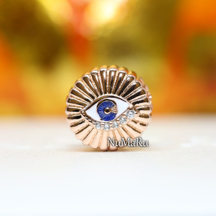 Sparkling All-seeing Eye Charm 780097C01.  jewelry, beads for charm, beads for charm bracelets, charms for bracelet, beaded jewelry, charm jewelry, charm beads