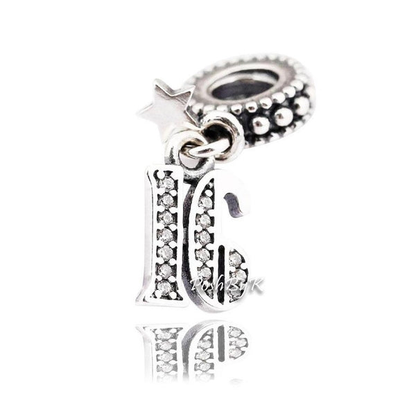 16 Years of Love Charm 797261CZ  jewelry, beads for charm, beads for charm bracelets, charms for diy, beaded jewelry, diy jewelry, charm beads