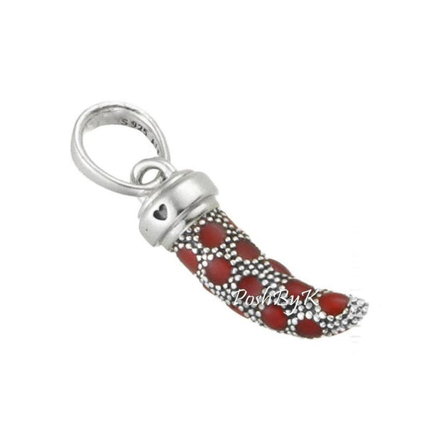 Italian Horn Charm 397203EN07 - jewelry, beads for charm, beads for charm bracelets, charms for diy, beaded jewelry, diy jewelry, charm beads