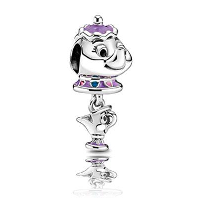 Beauty and the Beast Mrs. Potts and Chip Dangle Charm 799015C01, jewelry, beads for charm, beads for charm bracelets, charms for diy, beaded jewelry, diy jewelry, charm beads