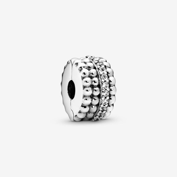 Beaded Clip Charm 797520CZ - NUMARU, jewelry, beads for charm, beads for charm bracelets, charms for bracelet, beaded jewelry, charm jewelry, charm beads, 