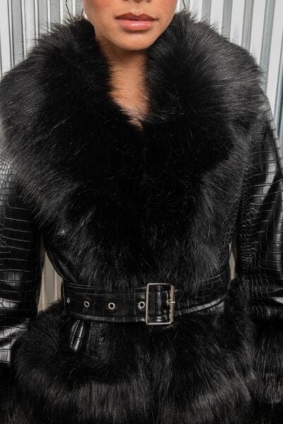 Jennifer Faux Leather Jacket - NUMARU