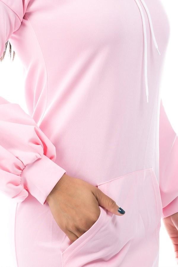 Women’s Hoodie Jackets | Perse Kangaroo Pocket Long Sleeve Hoodie Jacket (Pink) By: NUMARU