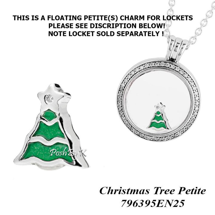 Christmas Tree Petite Charm 796395EN25 - jewelry, beads for charm, beads for charm bracelets, charms for diy, beaded jewelry, diy jewelry, charm beads